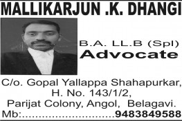 MALLIKARJUN K. DHANGI
